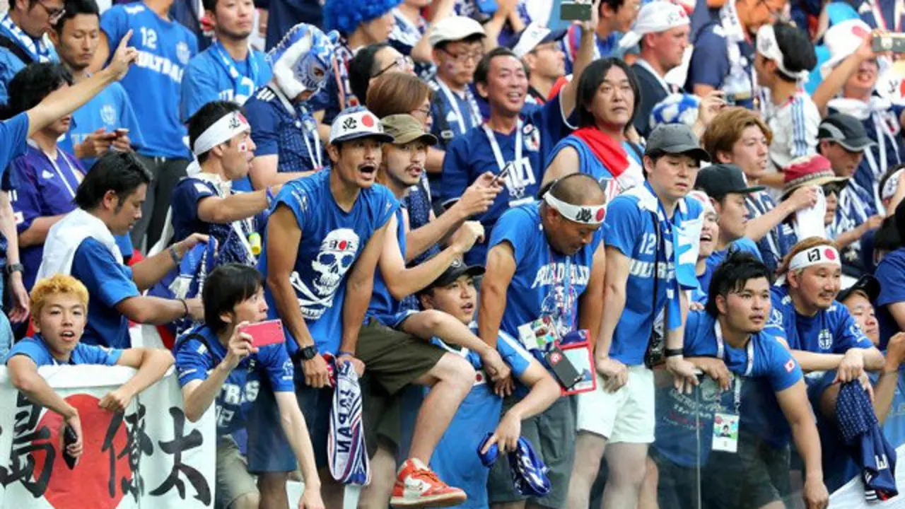 Seguidores de Japón. EFE