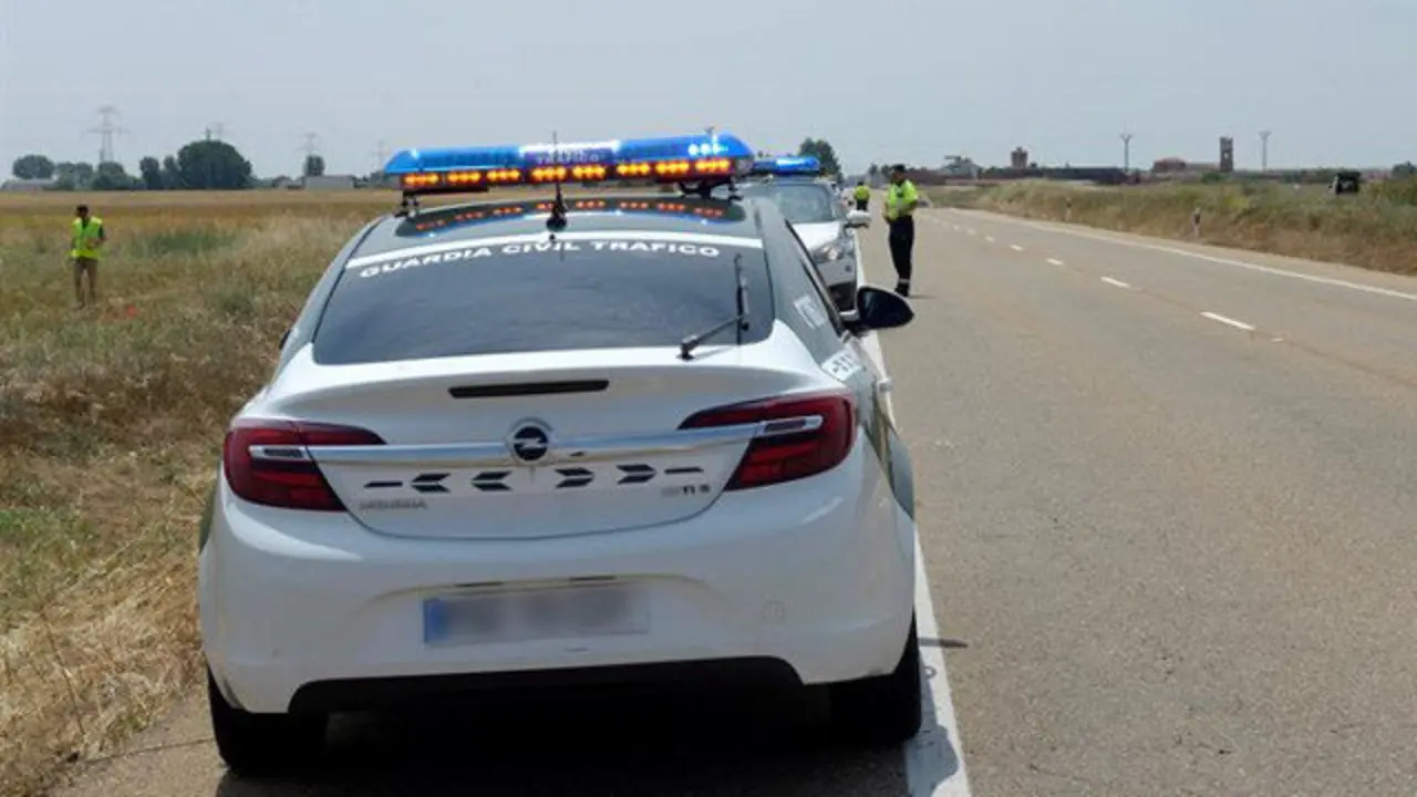 Lugar donde atropellaron a los ciclistas. J.CASARES (EFE)