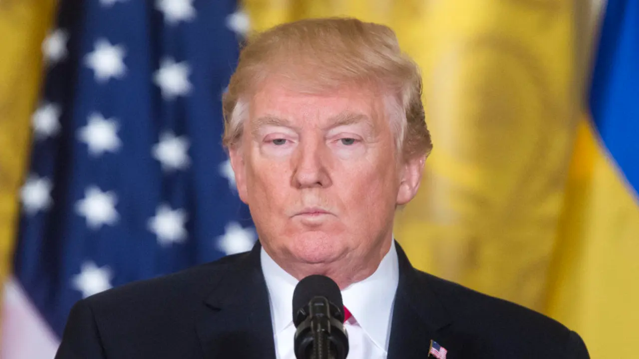 El presidente de los EE UU, Donald Trump. MICHAEL REYNOLDS (EFE)