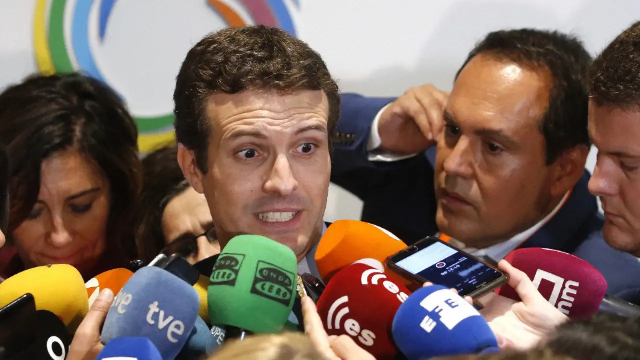 Pablo Casado. JAVIER LIZÓN (EFE)