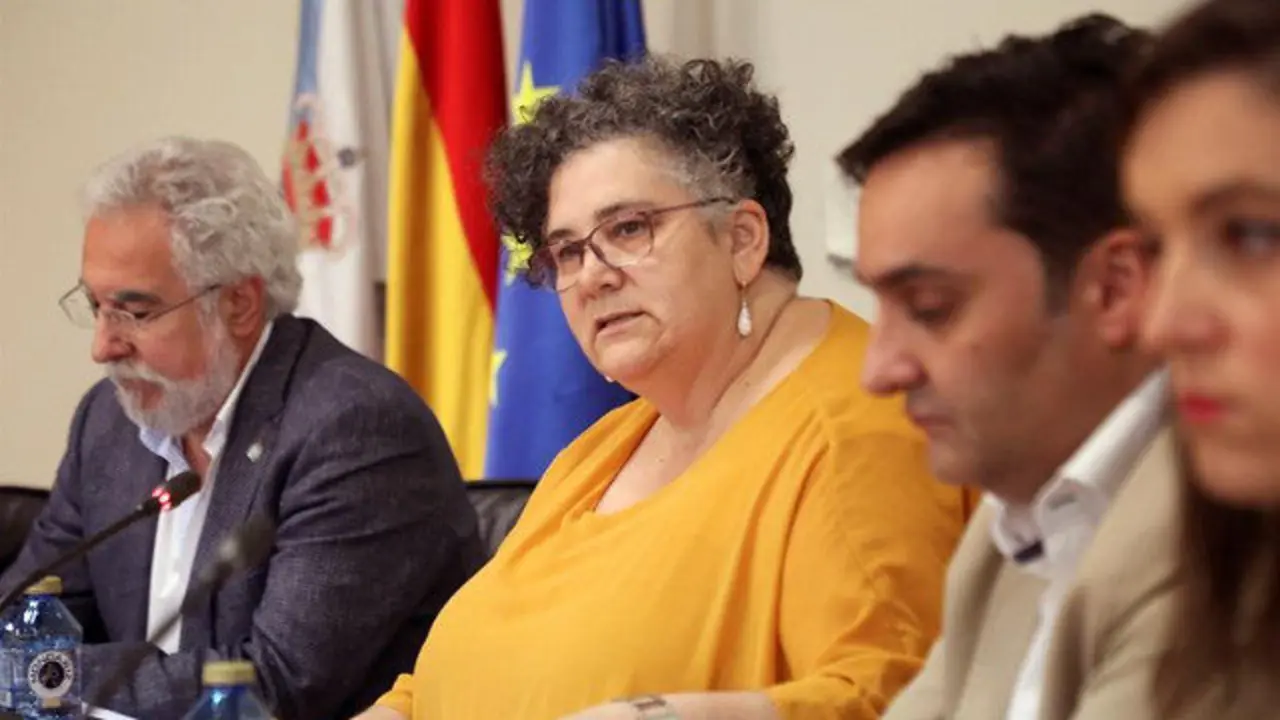 Milagros Otero, en el Parlamento. XOÁN REY (EFE)