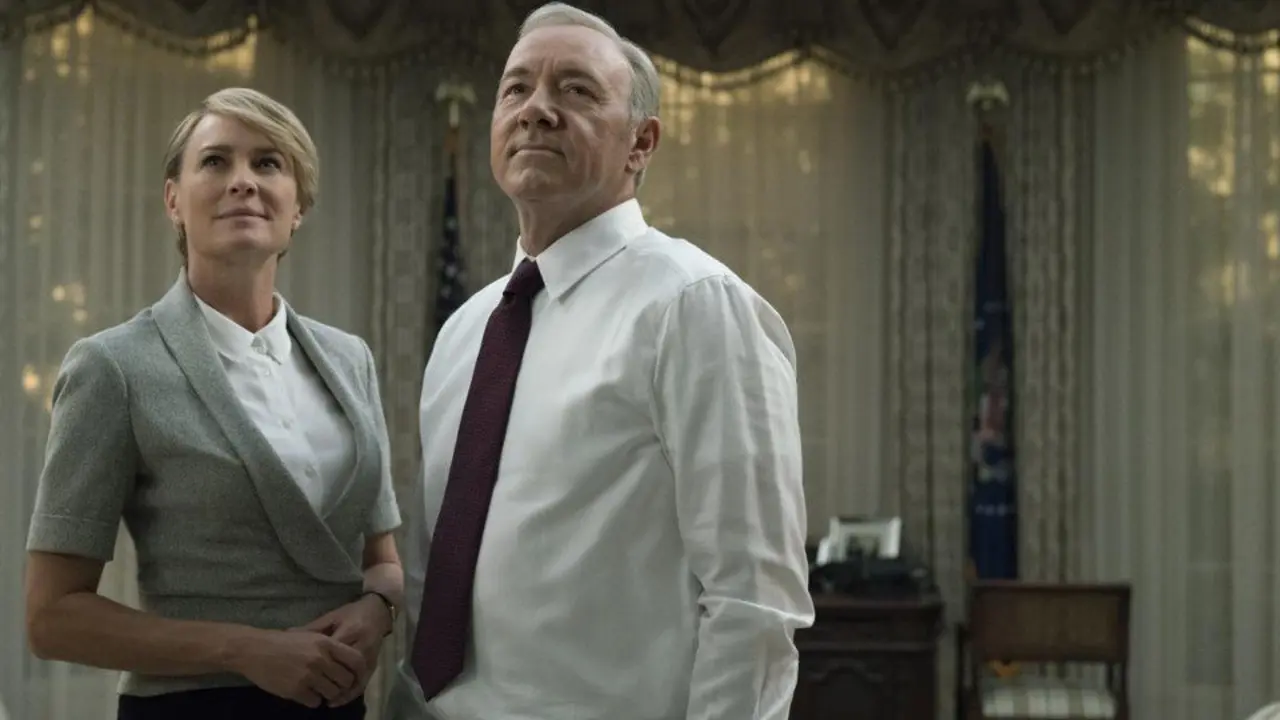 Wright y Spacey encarnaban a un matrimonio en la ficción de Netflix