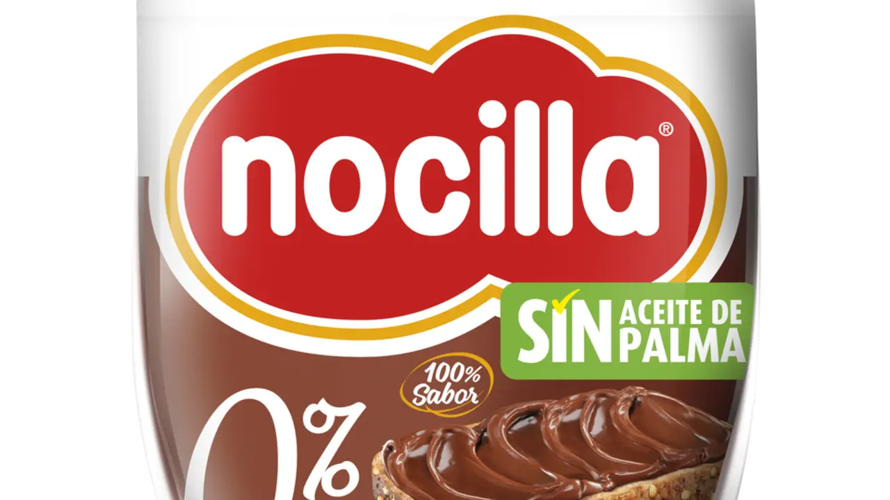 Nueva etiqueta de los envases de Nocilla. EP