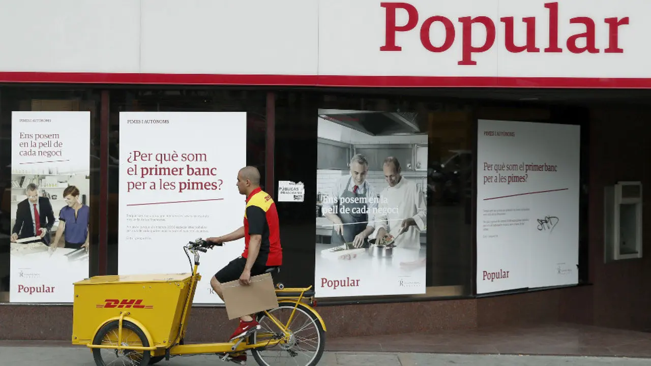 Oficina del Banco Popular. EFE
