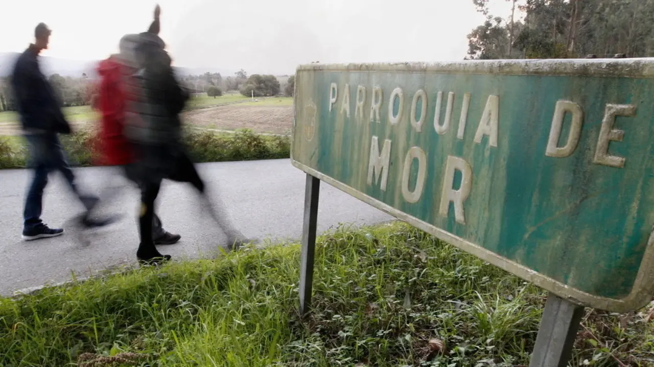 Parroquia de Mor, en Alfoz. ÁLVEZ (AMA).