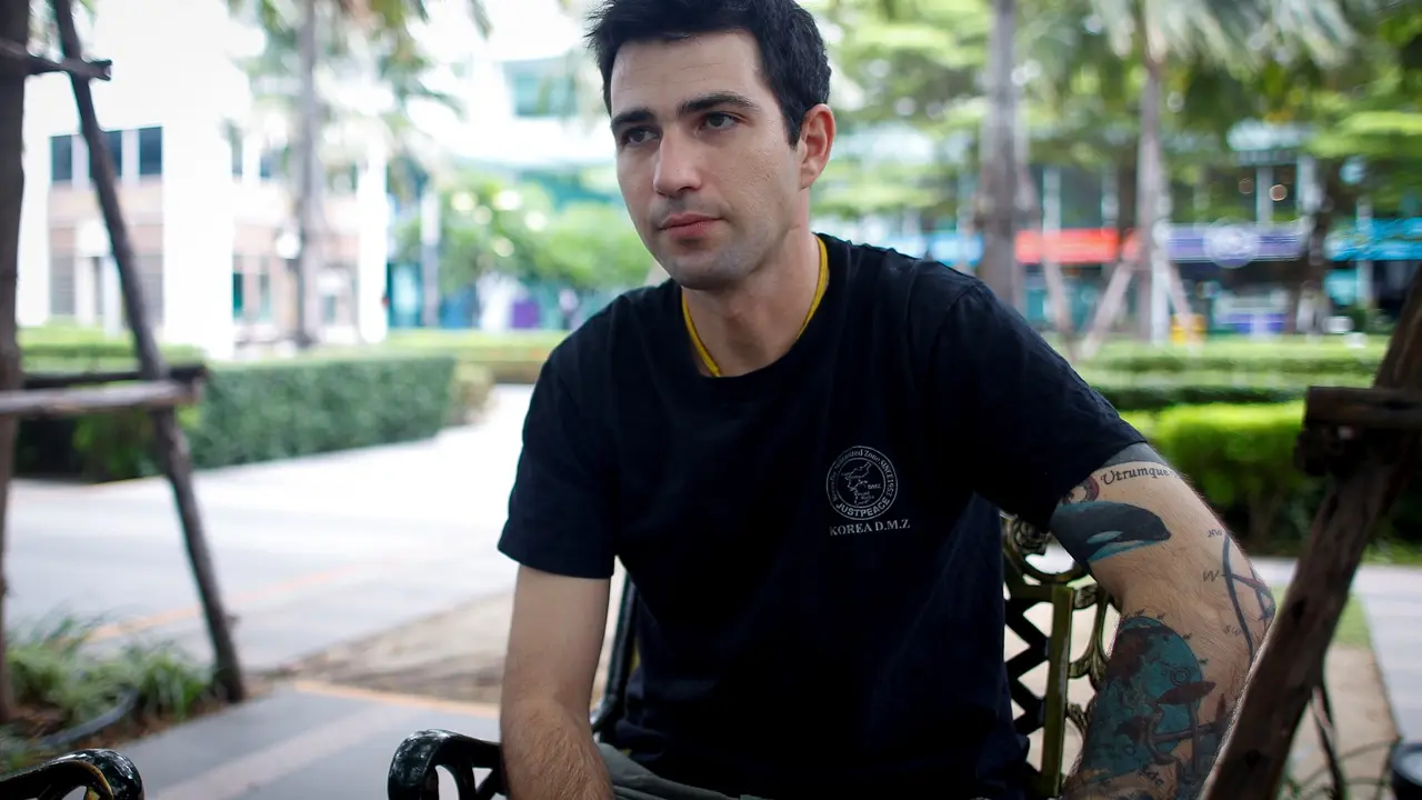 El buzo español, Fernando Raigal.EFE/ DIEGO ZUBEL