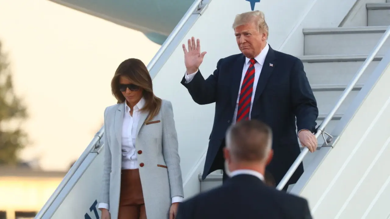 Donald y Melania Trump. MAURI RATILAINEN (EFE)
