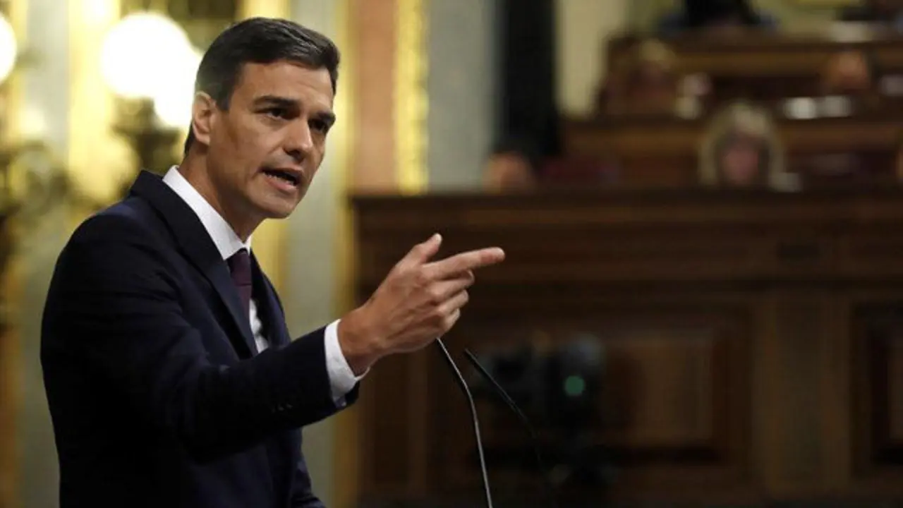 Pedro Sánchez, en el Congreso. KIKO HUESCA (EFE)