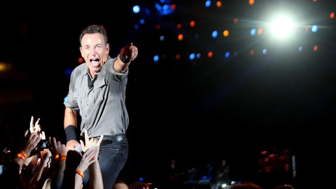 Bruce Springsteen, durante el festival Rock in Rio 2013. ANTONIO LACERDA (EFE)