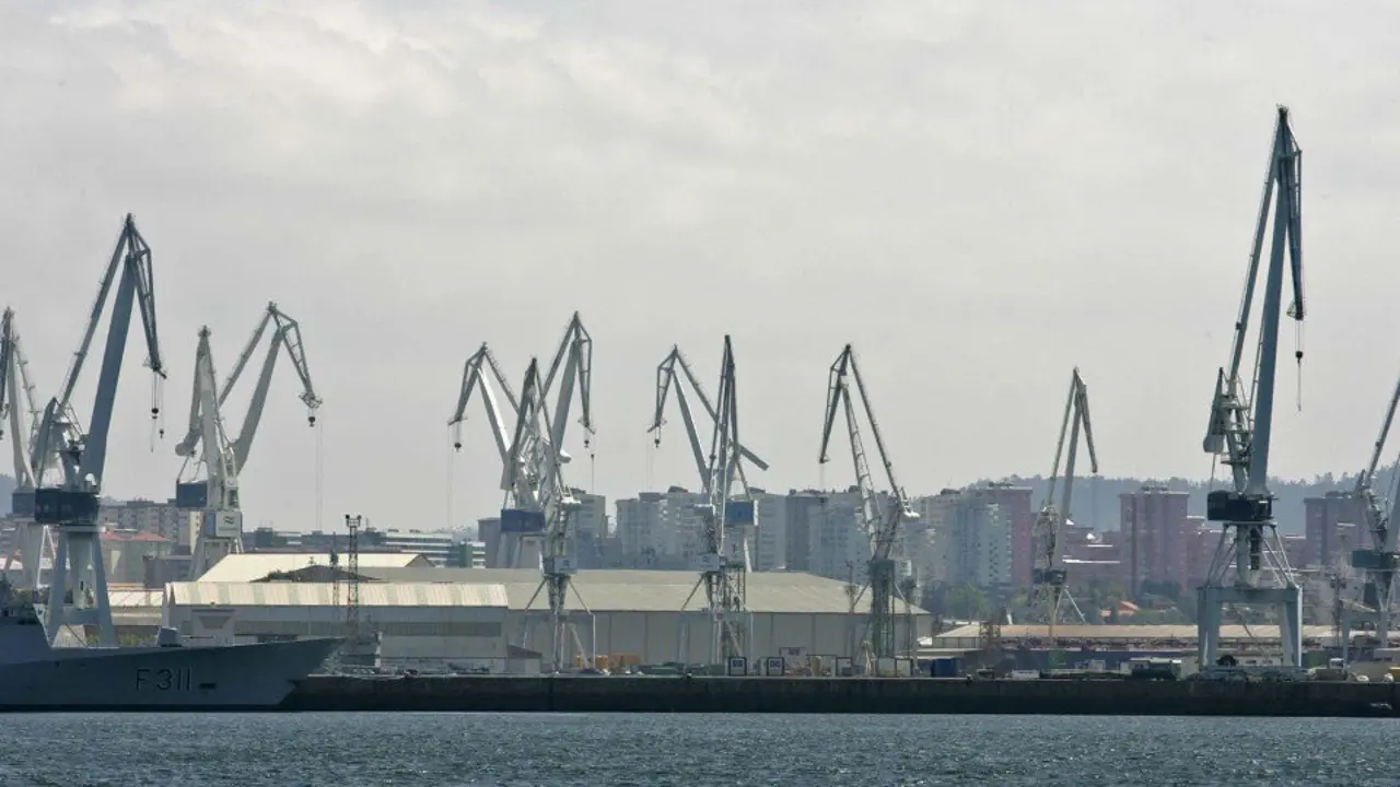 Estaleiros de Navantia, en Ferrol. OTTO