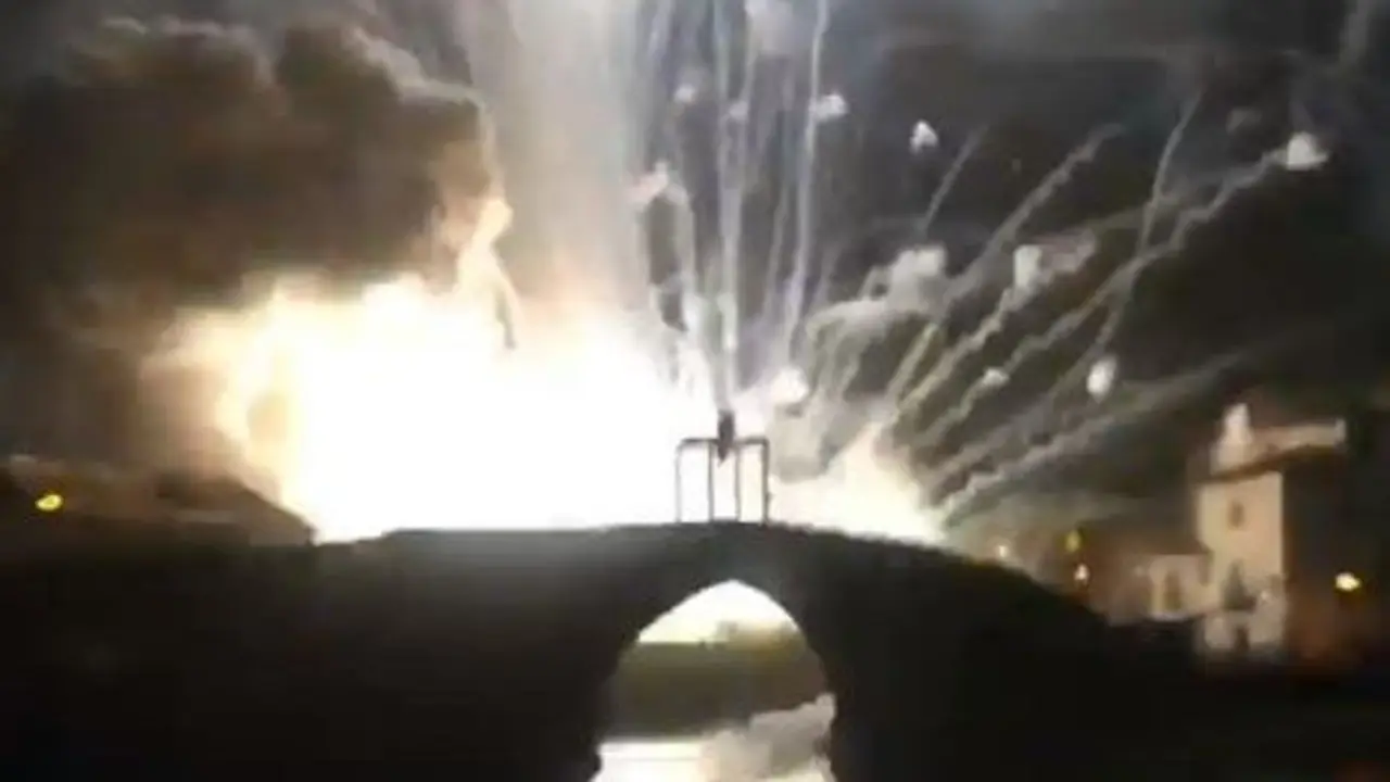 Explosi&oacute;n en Cangas de Narcea. TWITTER