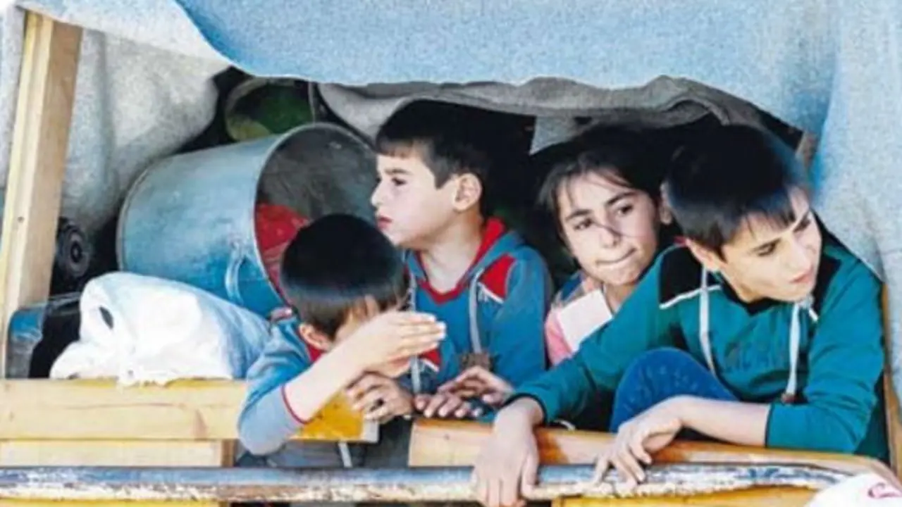 Niños, en el Mediterráneo.EFE