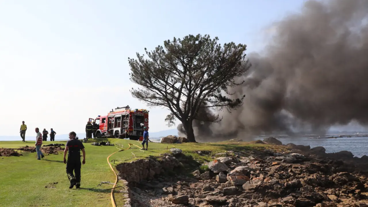 Imagen del catamarán Boramar. JOSÉ LUIZ OUBIÑA