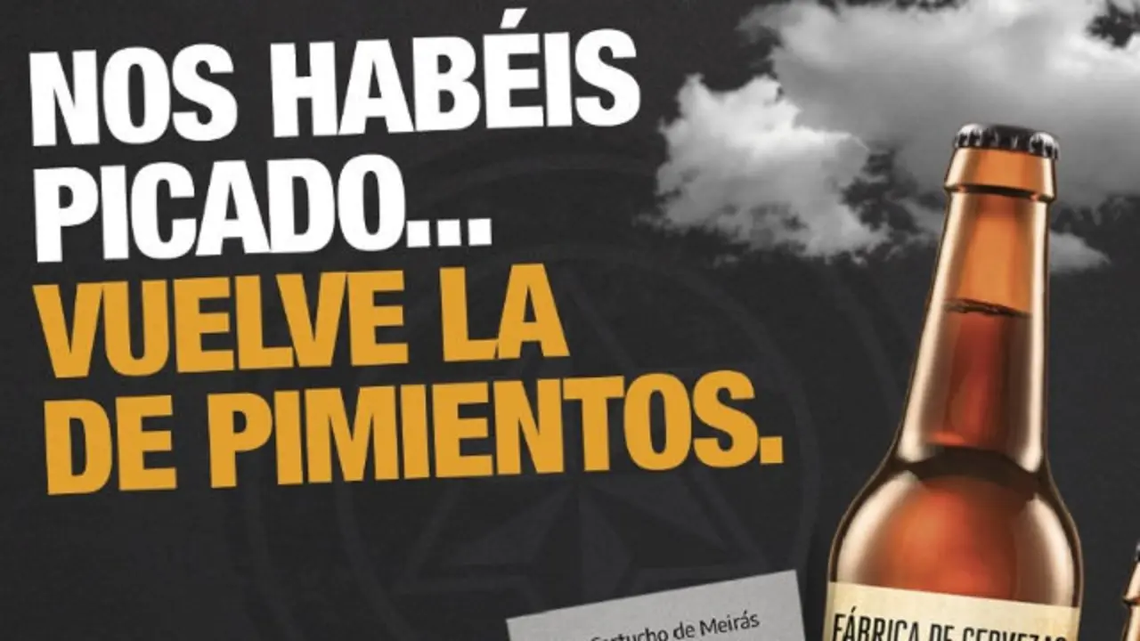 Imagen promocional de la nueva versión de Estrella Galicia. TWITTER