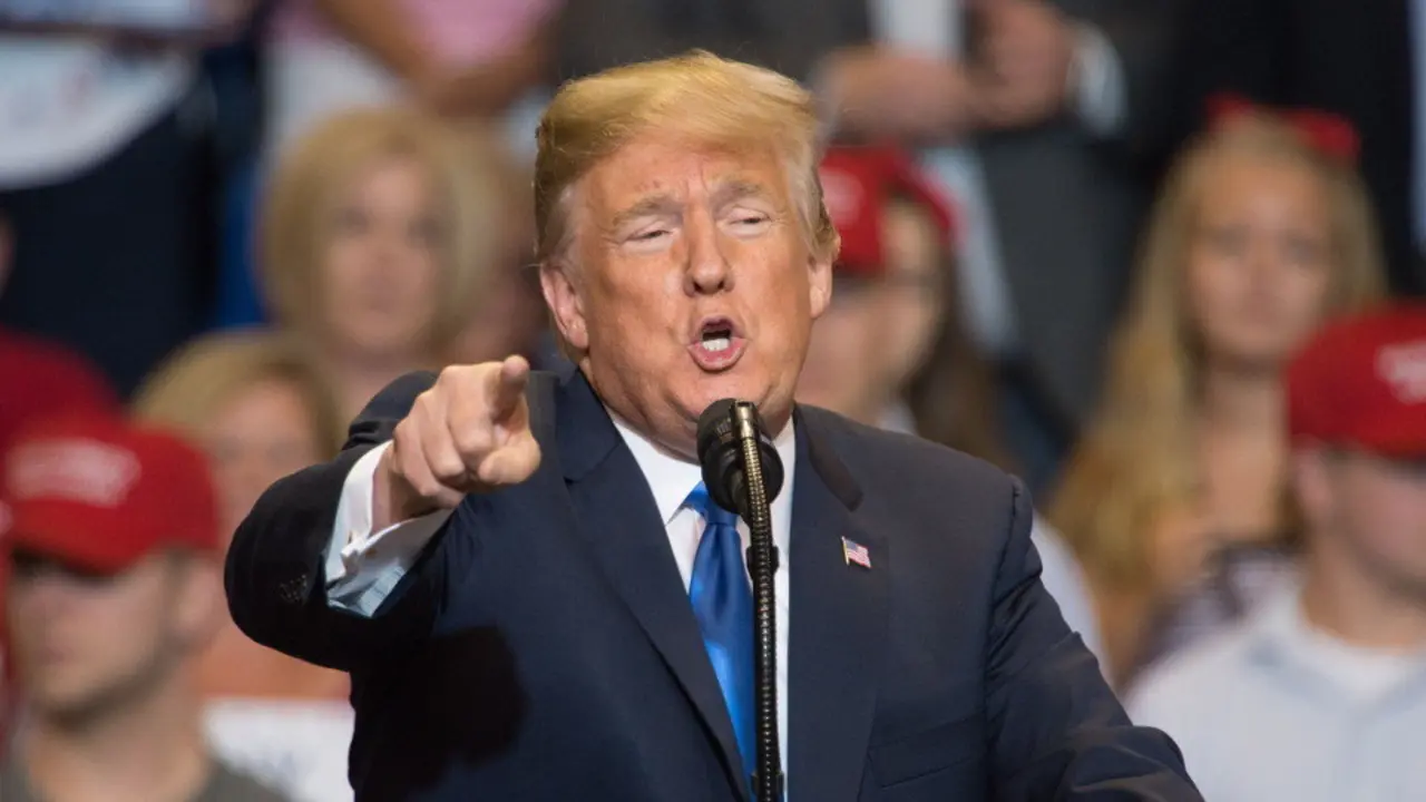 Donald Trump en un mitin esta semana. EFE