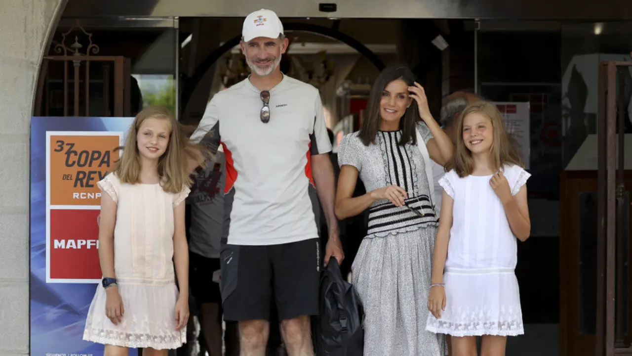 La familia real en Palma de Mallorca. EFE (BALLESTEROS)