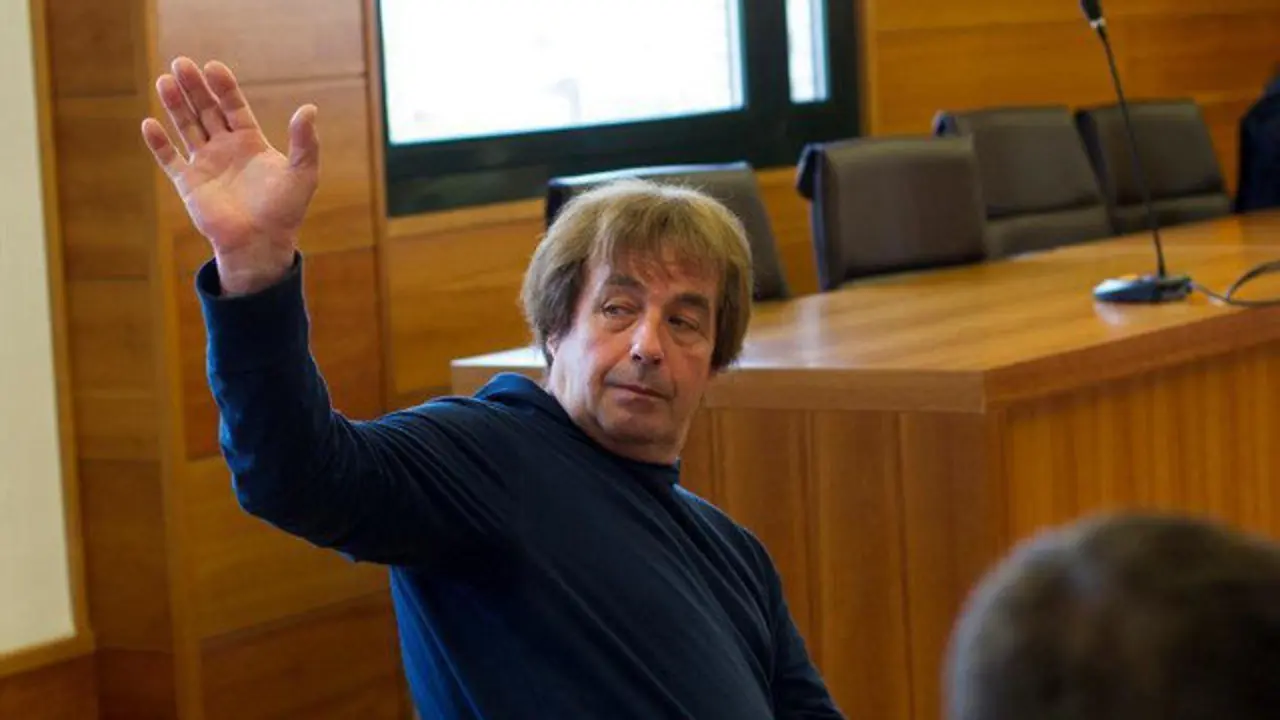 El Solitario, durante el juicio contra él en la Audiencia de Castellón. AEP