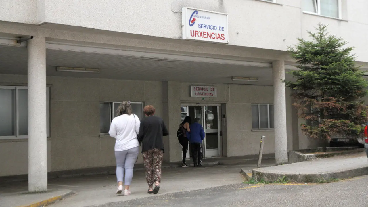 Usuarios del centro de salud de A Estrada. PATRI FIGUEIRAS