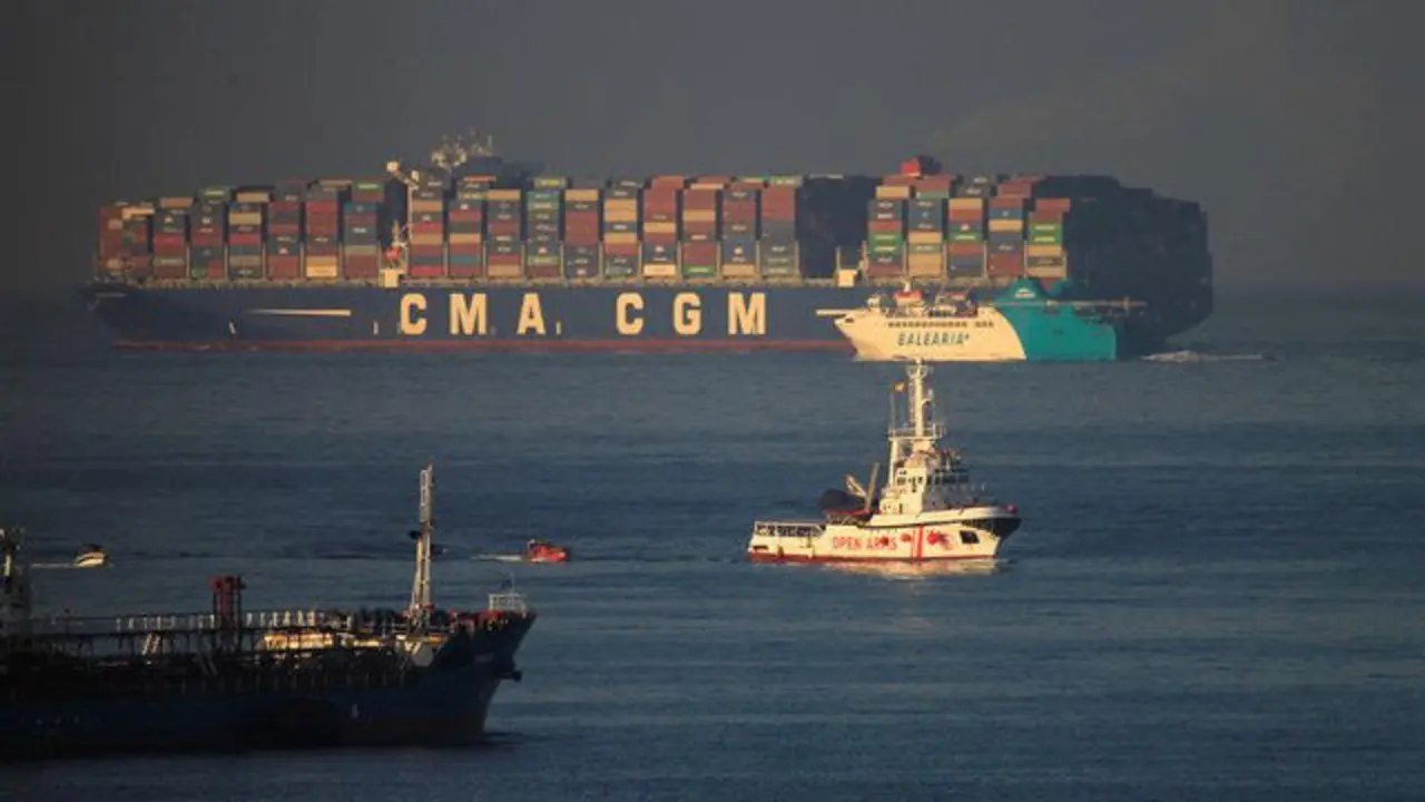 El barco de Open Arms llega a Galicia. EFE