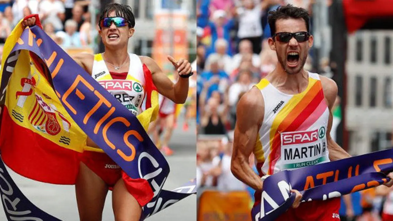 María Pérez y Álvaro Martín. FELIPE TRUEBA (EFE)