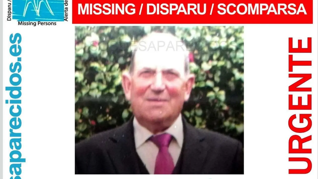 Cartel de búsqueda de Ramiro Vega. TWITTER