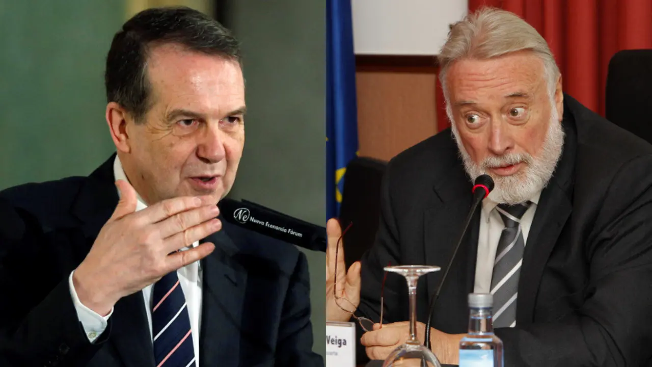 Abel Caballero y Enrique López Veiga. EP