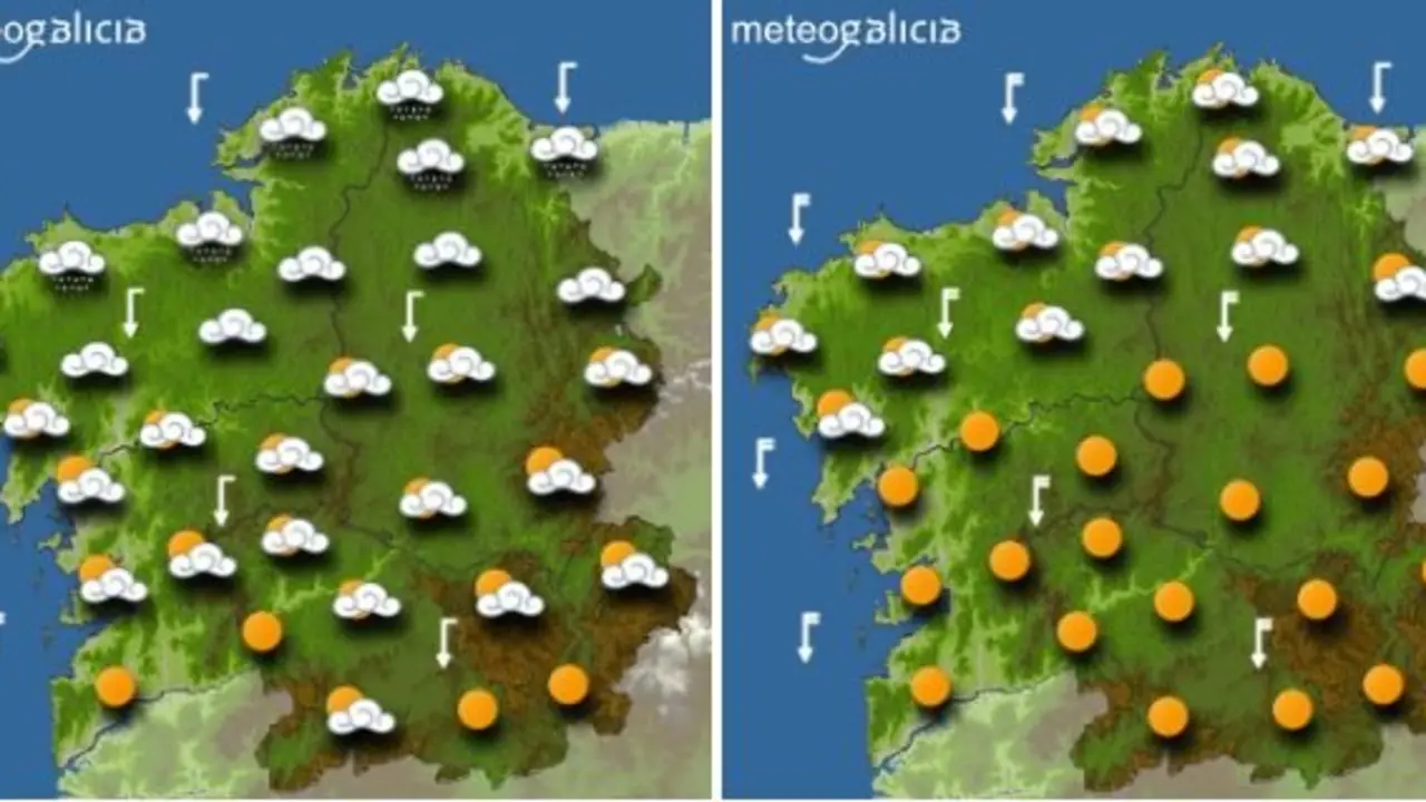 El tiempo, este jueves. METEOGALICIA