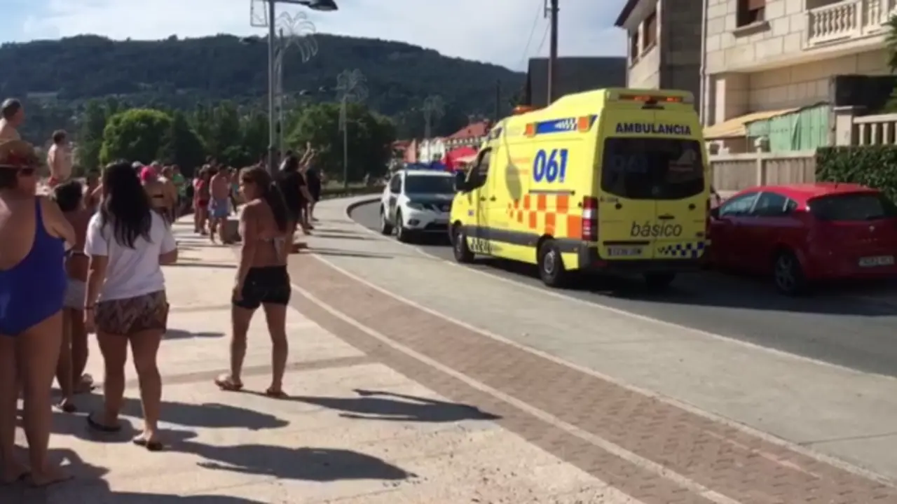 La zona en la que se produjo el incidente. CRTVG