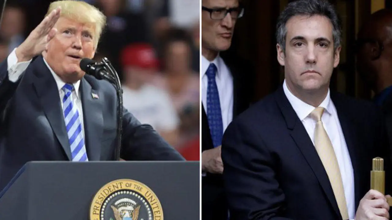 Michael Cohen y Donald Trump EFE