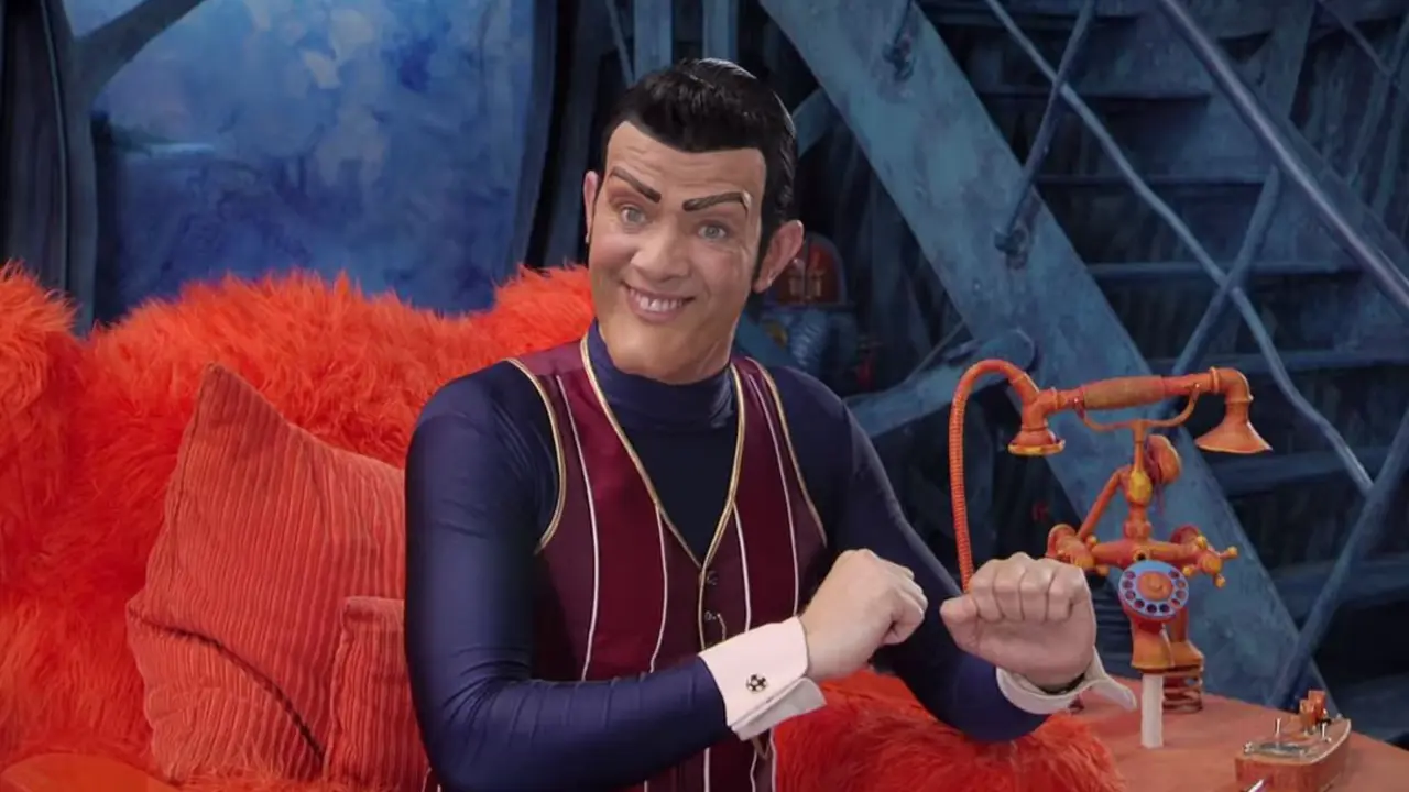 Stefán Karl, como Robbie Rotten en 'Lazy Town'. YOUTUBE