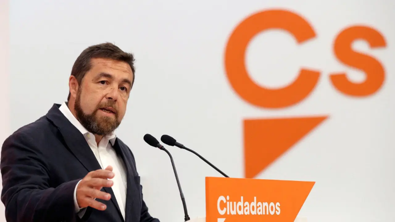 El secretario general de Ciudadanos en el Congreso, Miguel Gutiérrez. GUILLÉN (EFE)
