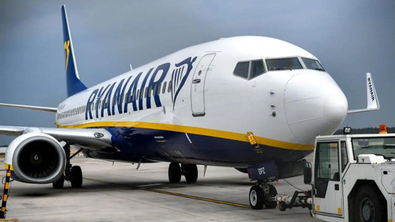 Un avión de Ryanair. EFE