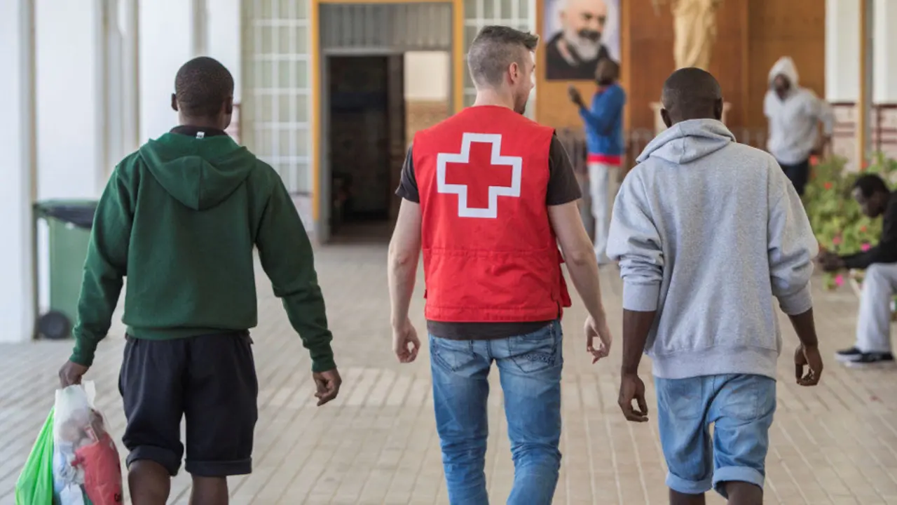 Instalaciones del Centro de Atención a Inmigrantes Campano en Chiclana de la Frontera. EFE