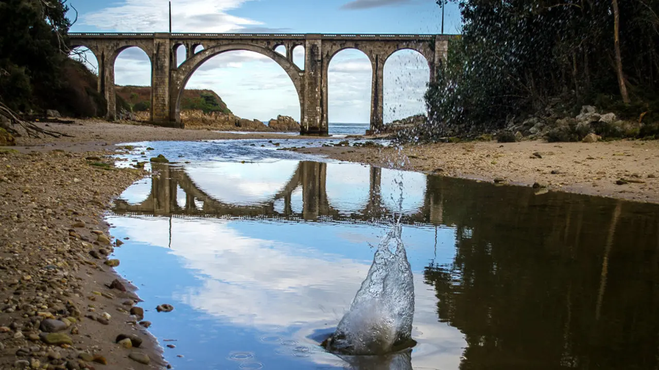 Playa de Rueta, en Cervo. AMA