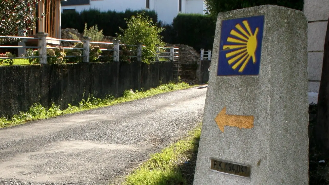 Indicador del Camino de Santiago. EP