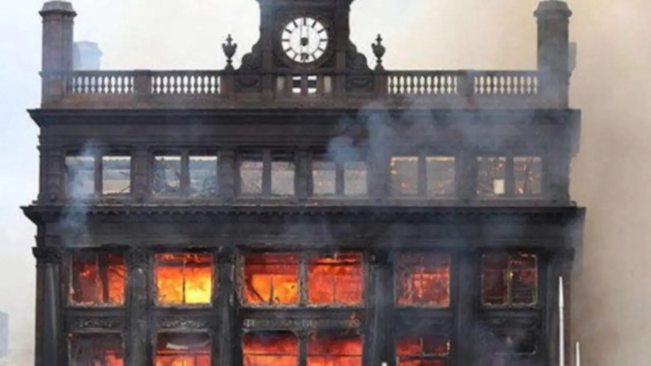 El edificio se encontraba en proceso de remodelación. TWITTER