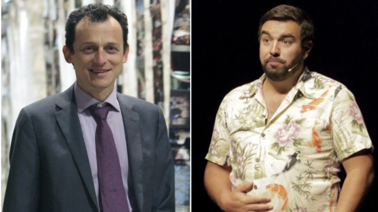 Pedro Duque y Rober Bodegas EFE EP