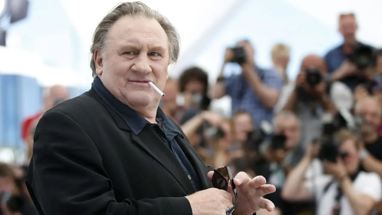 El actor galo Gérard Depardieu durante la presentación de la película 'Valley of Love'. SEBASTIEN NOGIER (EFE)
