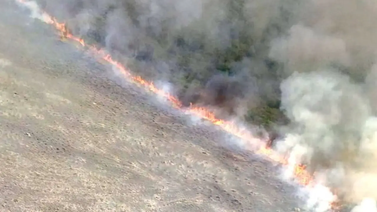 Incendio en Quiroga. @BrifLaza