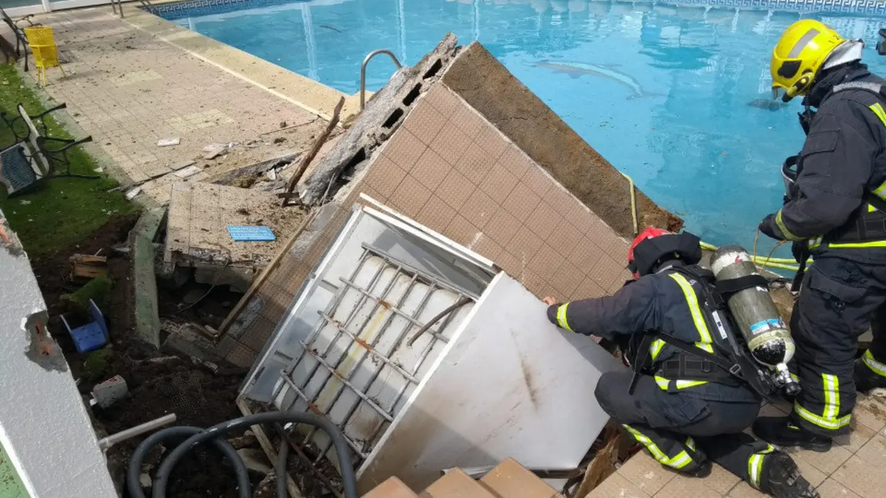 Explosión en un hotel de Sanxenxo. DP