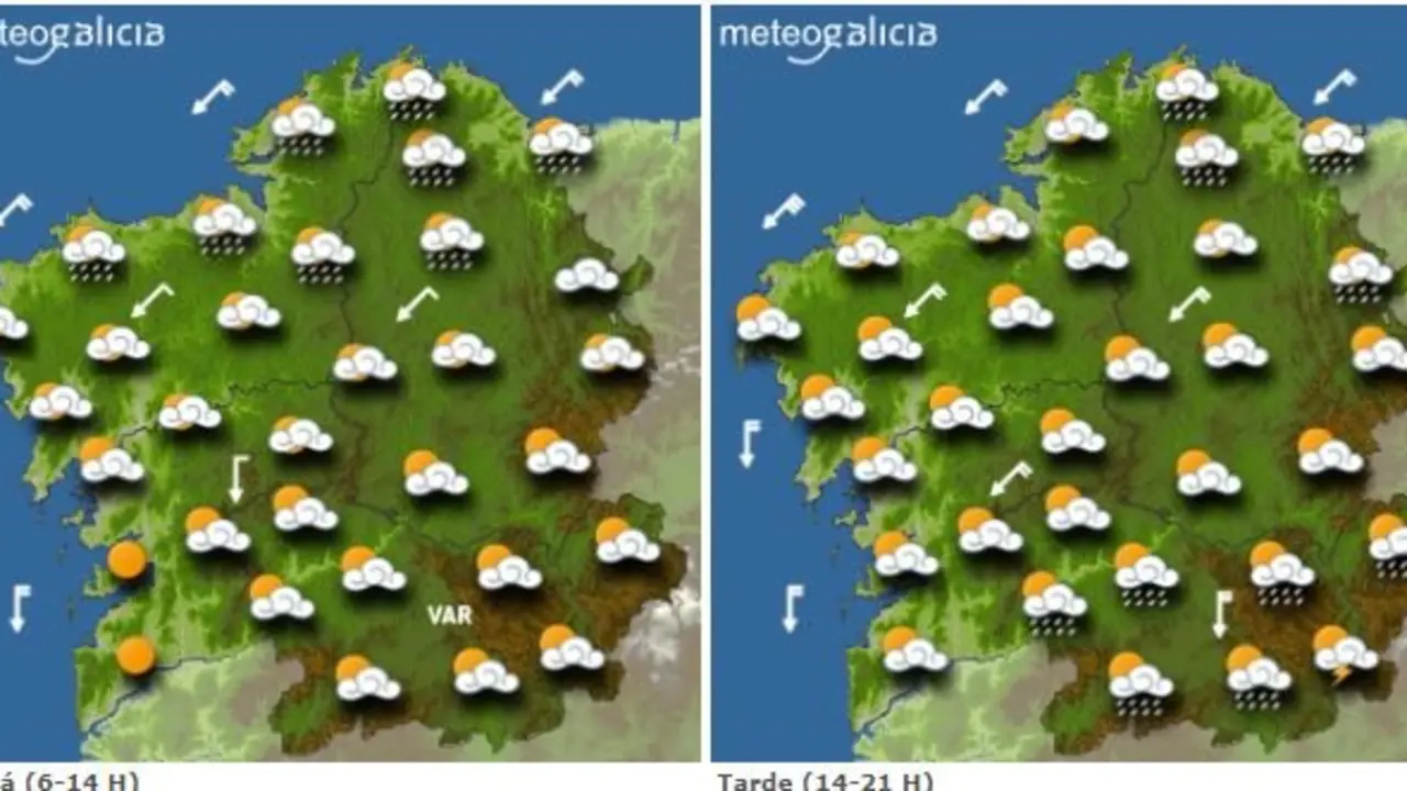 El tiempo de este jueves. METEOGALICIA