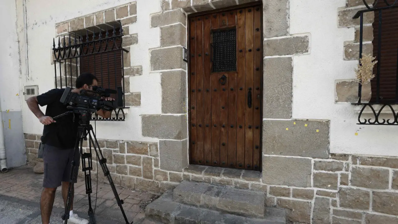 Lugar en el que se produjo el tiroteo de Cáseda.JESÚS DIGES (Efe)