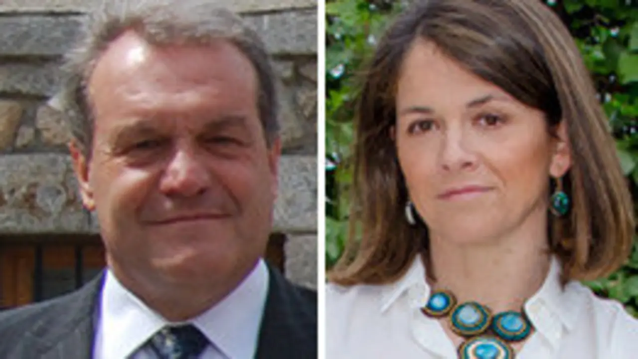 Ángel Viñas y Elena Biurrun. AEP