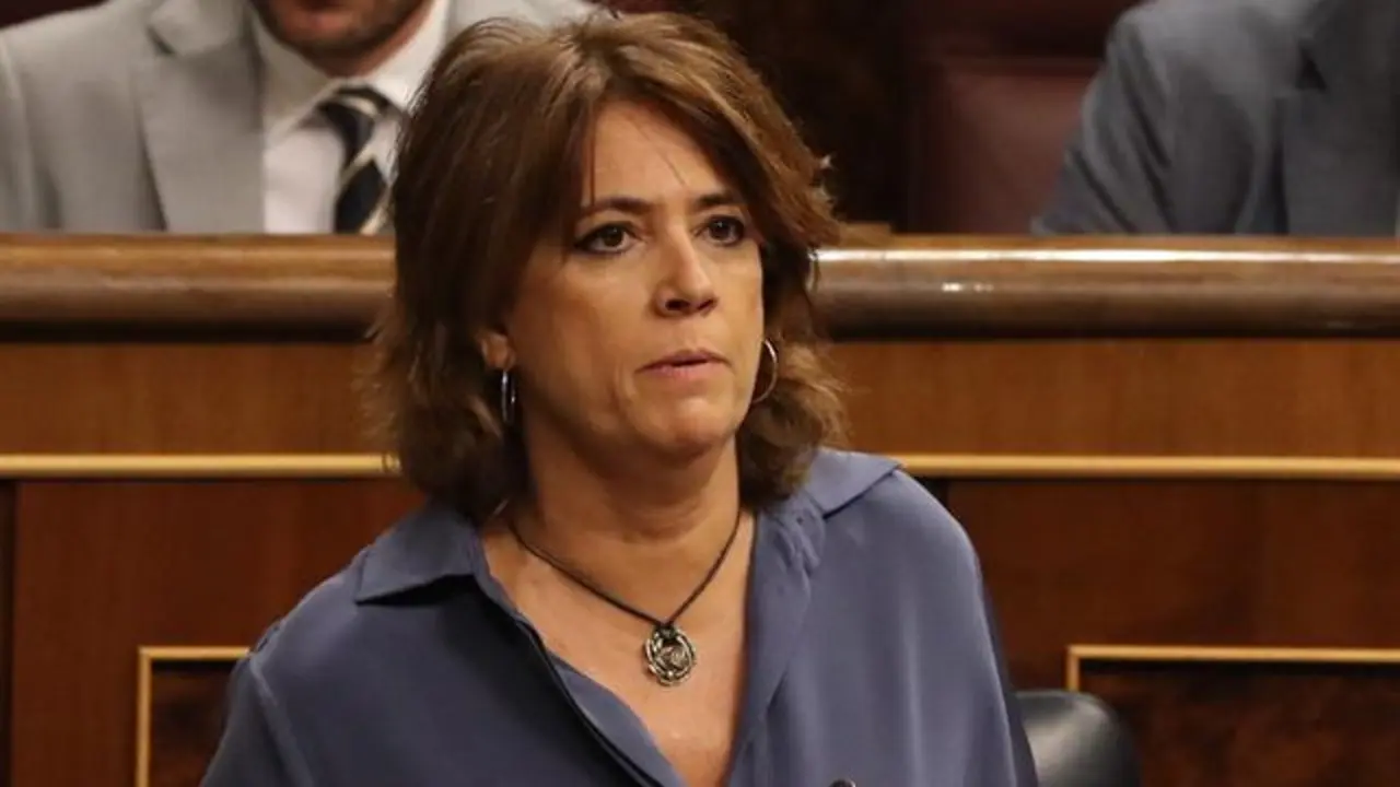 La ministra de Justicia, Dolores Delgado. BALLESTEROS