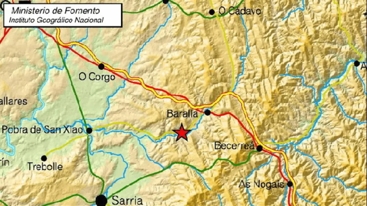 Terremoto en Baralla. EP