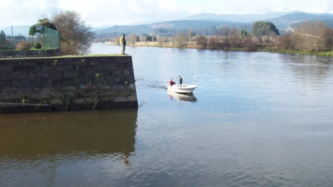 El río Ulla, a su paso por Pontecesures. ADP