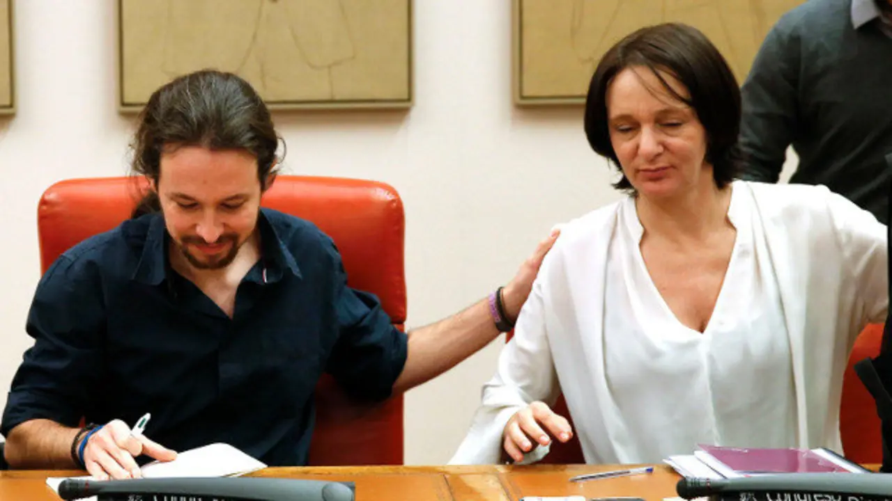 Iglesias y Bescansa. EFE