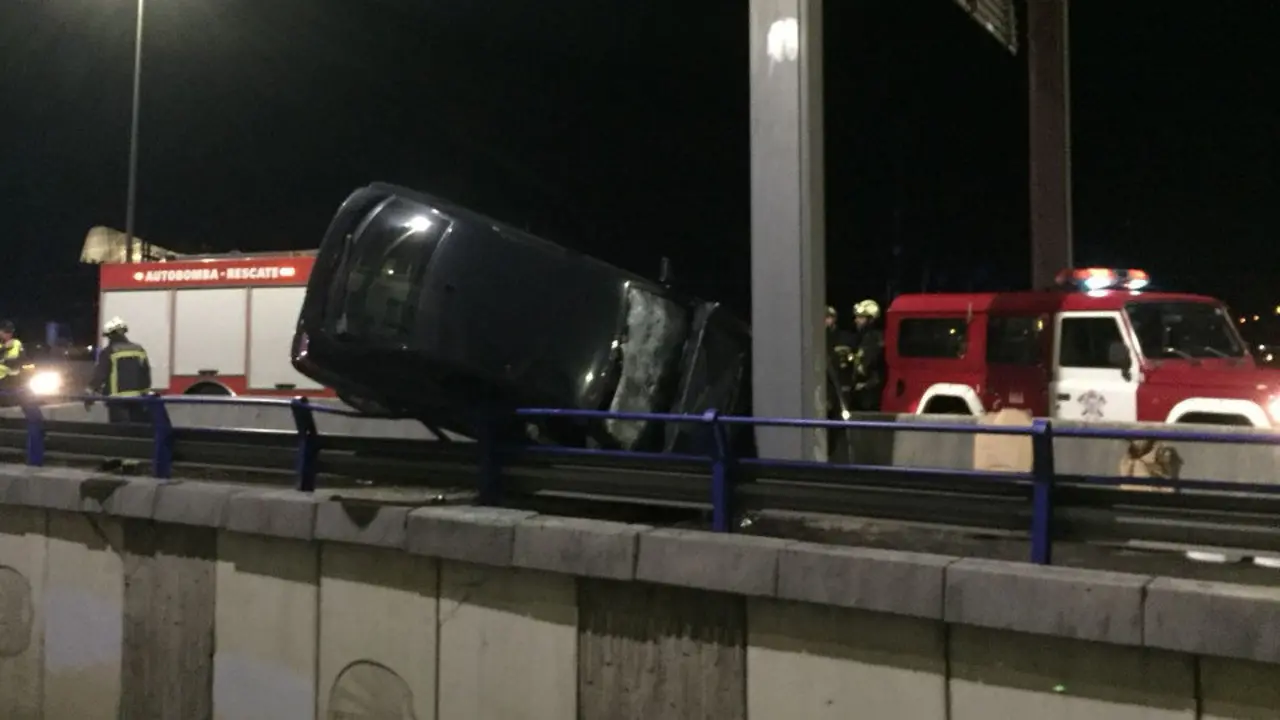 Estado en el que quedó el vehículo siniestrado. J. MÉNDEZ