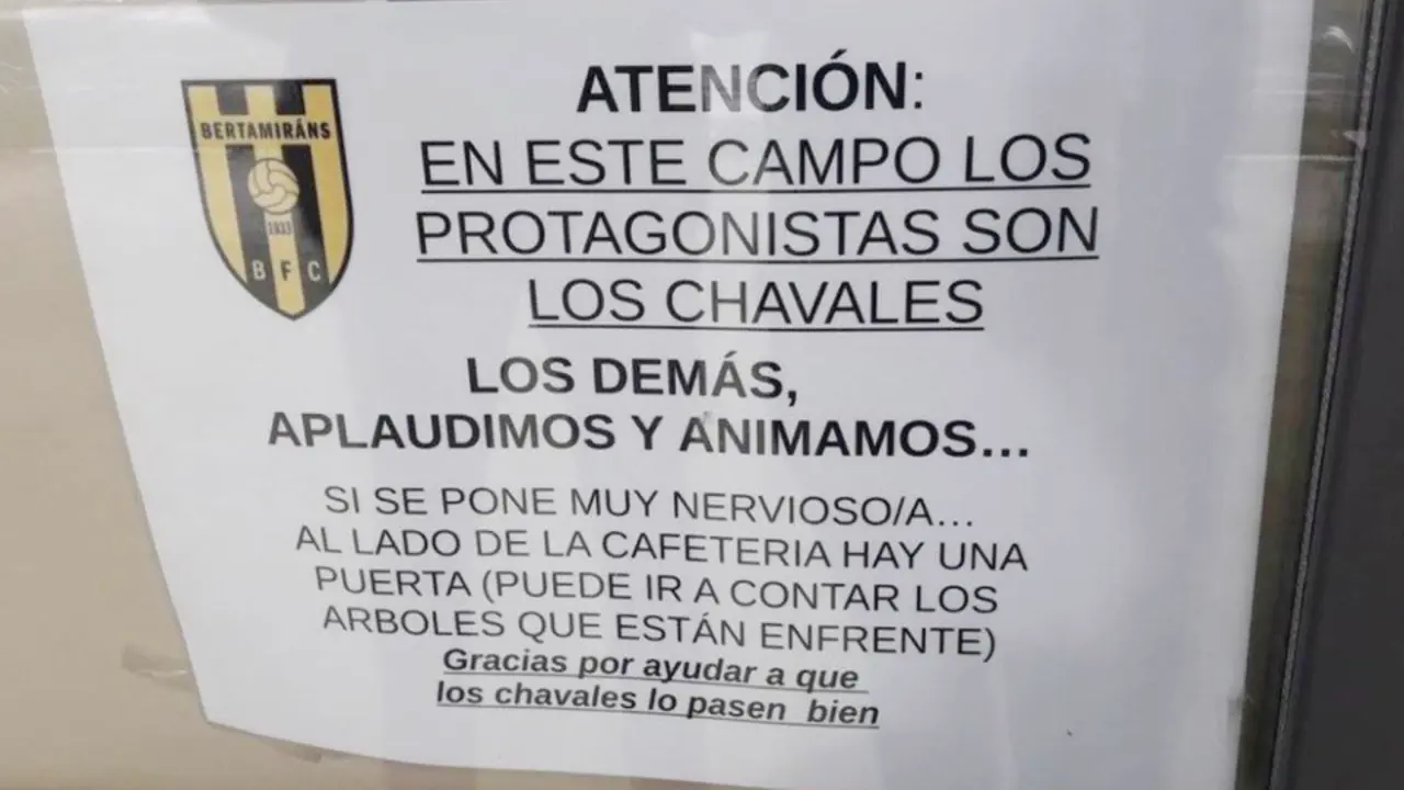 Cartel del Bertamiráns FC. TWITTER