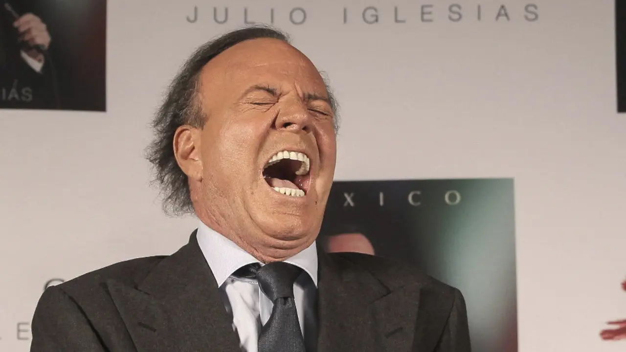 Julio Iglesias, durante un acto promocional en México, en el año 2015.AEP